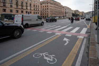 Genova, situazione piste ciclabili a fine 2021