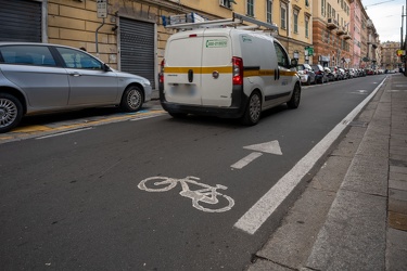 Genova, situazione piste ciclabili a fine 2021