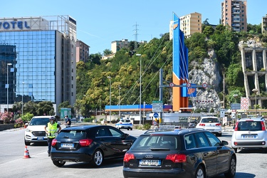 Genova, elicoidale ingresso in sopraelevata - casello ge ovest c