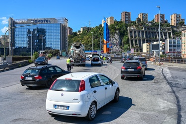 Genova, elicoidale ingresso in sopraelevata - casello ge ovest c