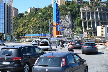 Genova, elicoidale ingresso in sopraelevata - casello ge ovest c