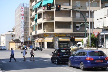 Genova, zona inizio Corso Europa - l'incrocio tra via Timavo e v