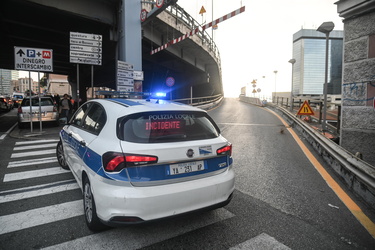 traffico bloccato via Cantore 24102022-07