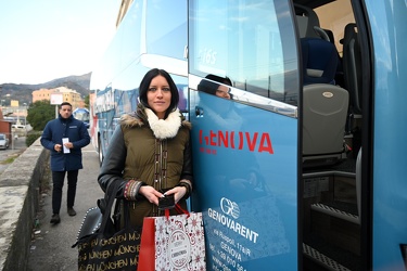 Genova - mattina situazione trasporti pendolari per interruzione