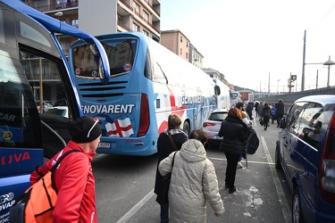 Genova - mattina situazione trasporti pendolari per interruzione